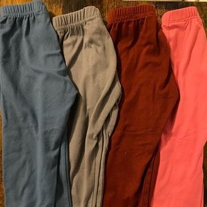 4 Pairs of Dot Dot Smile Leggings Lot